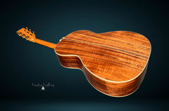 Froggy Bottom H12 Limited All Koa guitar glam shot back