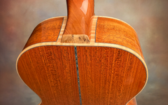 Froggy Bottom H12 dlx mahogany guitar burl maple heel cap