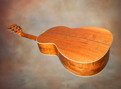 Froggy Bottom H12 dlx mahogany guitar glam shot back