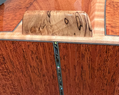 Froggy Bottom H12 dlx mahogany guitar burl maple heel cap