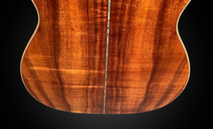 Froggy Bottom H12 Ltd All Koa guitar 2598 low back view