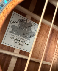 Froggy Bottom H12 Ltd All Koa guitar 2598 interior signed label