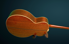 Froggy Bottom K Std Mahogany guitar glam shot back