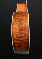 Froggy Bottom M dlx Koa guitar side detail