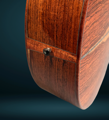 Froggy Bottom M dlx Guatemalan rosewood guitar end graft