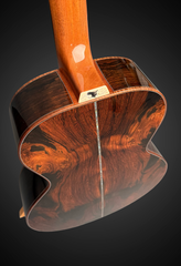 Froggy Bottom M Ltd Brazilian rosewood guitar down the back view