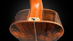 Froggy Bottom M Ltd Brazilian rosewood guitar with koa heel grafts