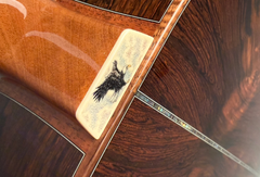 Froggy Bottom M Ltd Brazilian rosewood guitar engraved heel cap