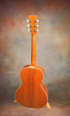 Froggy Bottom R12 mahogany guitar full back view