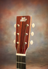 Froggy Bottom R12 mahogany guitar bound headstock