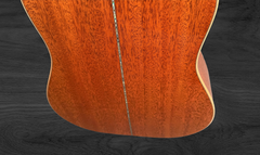 Froggy Bottom model S dlx Mahogany guitar abalone back strip