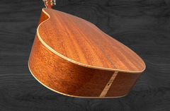 Froggy Bottom model S dlx Mahogany guitar curly maple bindings