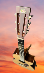 Froggy Bottom H12fc Guatemalan rosewood guitar fun sky shot