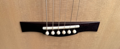 Gerber Walnut cutaway guitar rosewood bridge