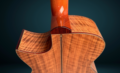 Gerber Walnut cutaway guitar heel cap