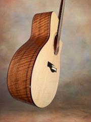Gerber Walnut cutaway guitar side