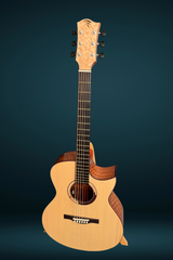 Gerber Walnut cutaway guitar for sale