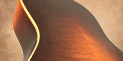 Gibson L-Century vintage 1933 guitar finish crazing on back