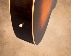 Gibson L-Century vintage 1933 guitar end view