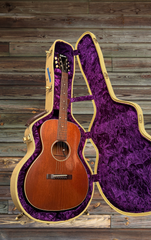 Vintage Gibson 00 All Mahogany guitar circa 1930 case interior