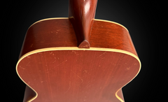 Vintage Gibson 00 All Mahogany guitar circa 1930 heel