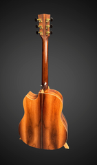 Goodall Brazilian rosewood Concert Standard guitar full back view
