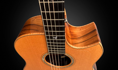 Goodall Brazilian rosewood Concert Standard guitar ebony fretboard