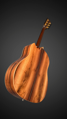 Goodall Brazilian rosewood Concert Standard guitar glam shot back