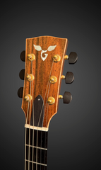 Goodall Brazilian rosewood Concert Standard guitar headstock