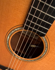 Goodall Brazilian rosewood Concert Standard guitar abalone rosette
