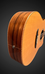 Goodall Brazilian rosewood Concert Standard guitar end jack
