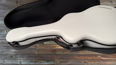 Osthoff OM Krazy Koa guitar fiberglass case