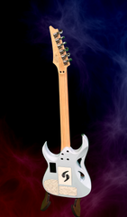 Ibanez Custom Pia electric guitar-copy of BEAT tour Steve Vai guitar full back view