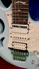 Ibanez Custom Pia electric guitar-copy of BEAT tour Steve Vai guitar detail