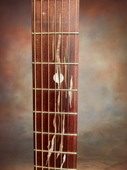 Ken Parker acoustic archtop guitar fretboard cloud inlay
