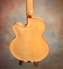 Ken Parker acoustic archtop guitar maple back