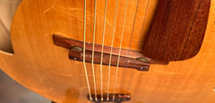 Ken Parker acoustic archtop guitar pernambuco adjustable bridge