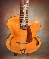 Ken Parker acoustic archtop guitar with Bearclaw Alpine spruce top