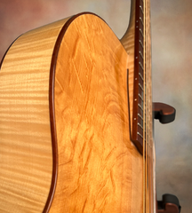 Ken Parker acoustic archtop guitar elevated fretboard