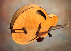 Ken Parker acoustic archtop guitar glam shot front
