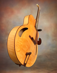 Ken Parker acoustic archtop guitar glam shot side