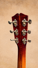 Kim Walker Archtop back of headstock