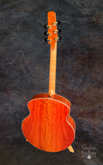Klein Kauffman Pink Ivory guitar full back view
