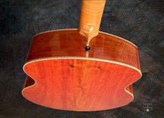 Klein Kauffman Pink Ivory guitar curly maple neck