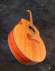 Klein Kauffman Pink Ivory guitar abalone top trim