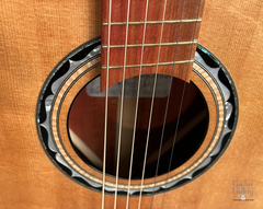 Klein Kauffman Pink Ivory guitar abalone & pearl rosette