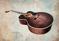 Kopp K-200 Art Deco Guitar glam flying shot