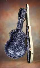 Langejans 12 string guitar case blue interior