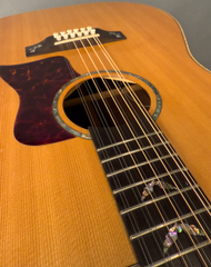 Langejans 12 string guitar down the neck
