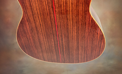 Langejans R-6 acoustic Baritone guitar low back